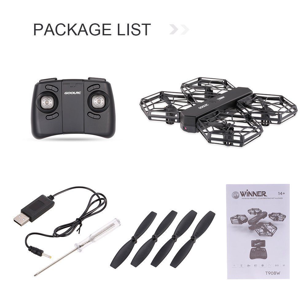 GoolRC Removable Drone HD Digital camera Wifi FPV Altitude Maintain Headless Mode G-sensor - Image 7