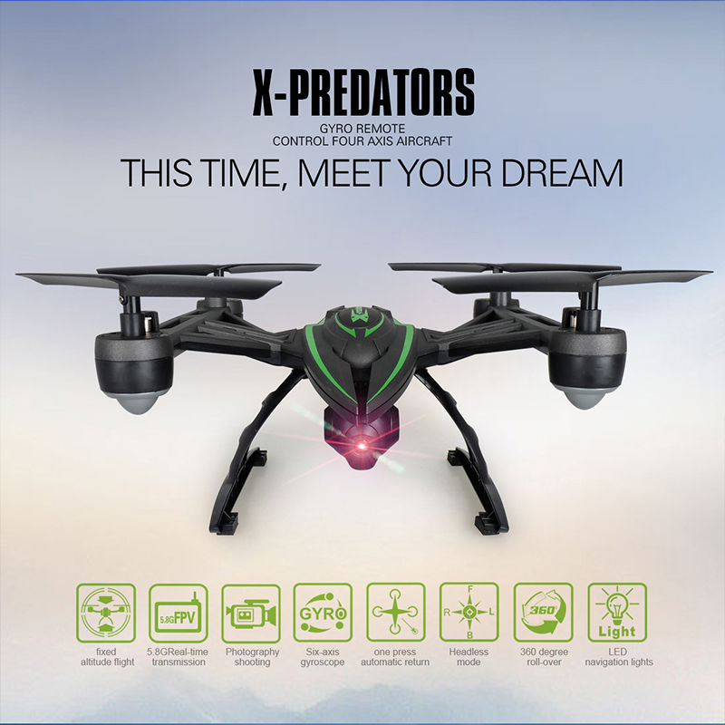 JXD 510G FPV Quadcopter Helicopter Monitor Digicam 5.8G Upgraded 509G RC Drones - Image 6