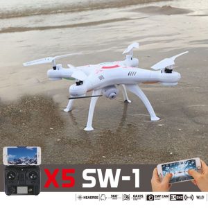 White FPV 2.4G 4CH RC Explorers Quadcopter 6Axis with HD Digital camera RTF RC X5 Drone