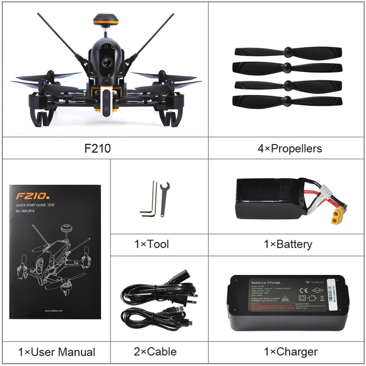Skilled Racer 5.8G FPV BNF RC Quadcopter - Black - Image 5
