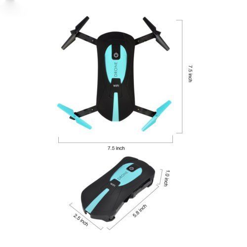 Foldable 6Axis ELFIE Quadcopter WIFI 7P FPV Telephone Control Poket Digital camera Drones - Image 10