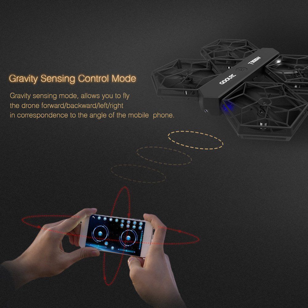 GoolRC Removable Drone HD Digital camera Wifi FPV Altitude Maintain Headless Mode G-sensor - Image 8
