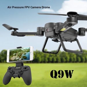 RTF New Drone Digicam Q9W RC Quadcopter Wifi HD Digicam 2 Mode Transmitter Black