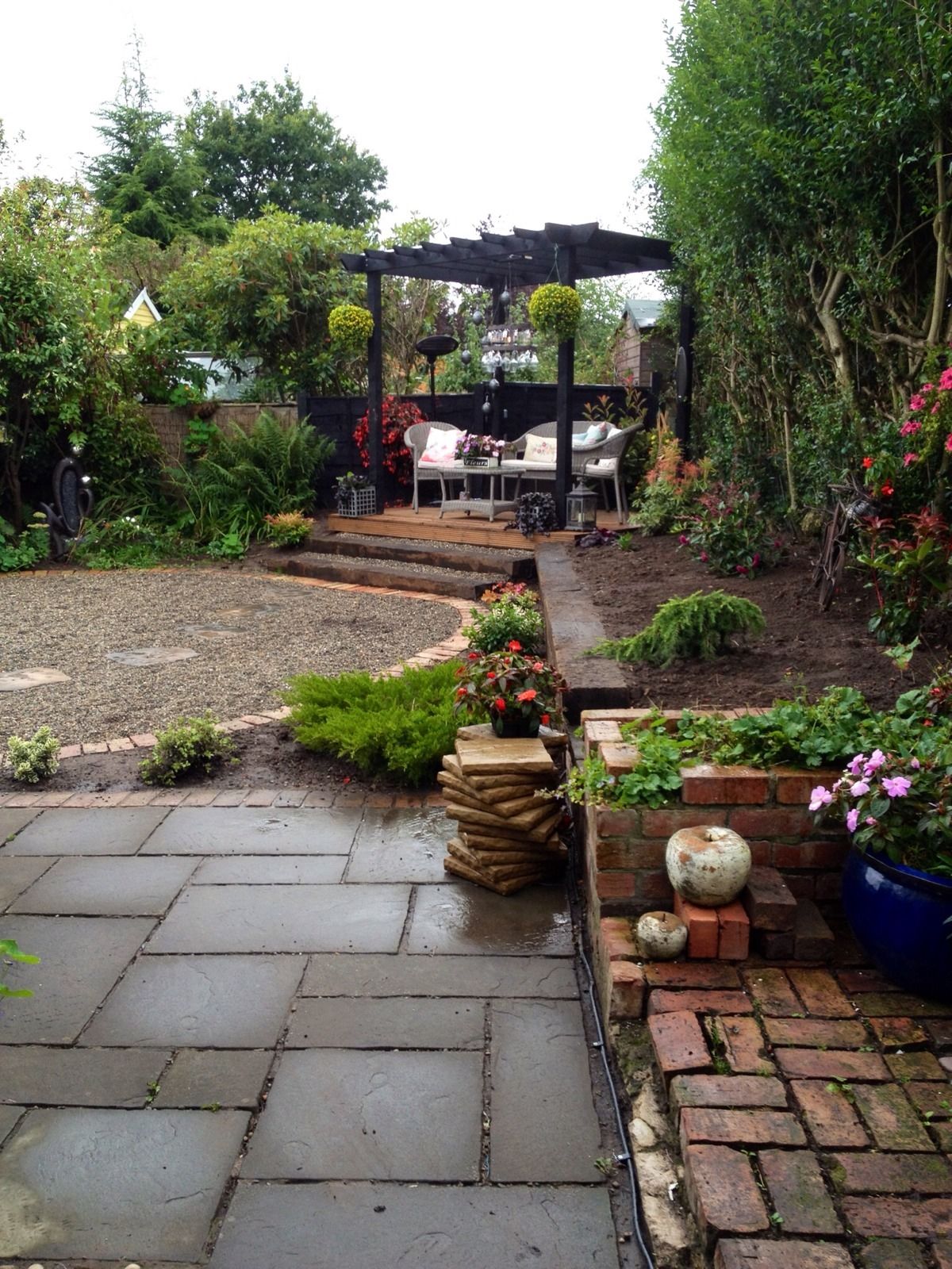 Handmade Wooden Garden Pergola Construction 10ft x 10ft - Made to Measure - Image 2