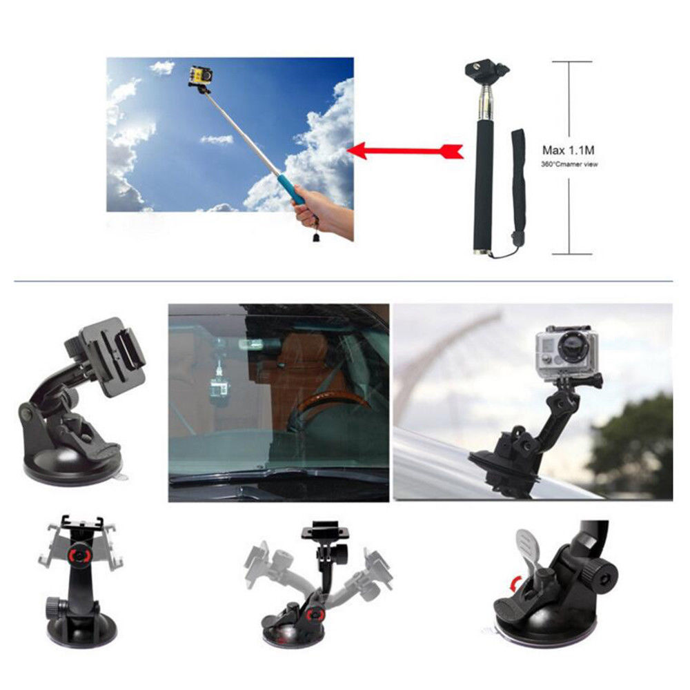 Necessary For GoPro Hero 6 5 Session 44 Gopro 4 three 2 1 Accessorie Gear Case Bundle - Image 7