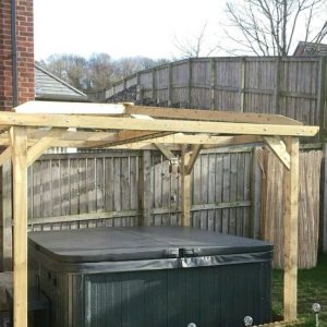 wooden Garden pergola two.5m x two.7m