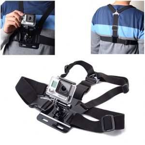 Physique Chest Strap Harness For GoPro Mount Assist GoPro Hero Sports activities Activity Digital camera