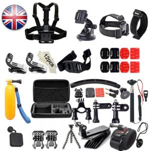 51 in 1 Tools Tools for GoPro4 three+three Exercise Digicam Bundle Set Pole Head Chest