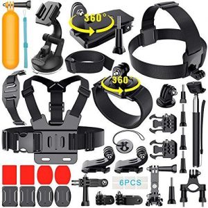 39-in-1 GoPro Tools Tools Vital Hero 5 Black 4/three/2/1 HD Movement Electrical digicam
