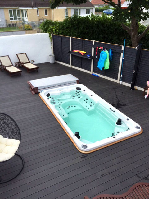 Composite Decking Clarity Charcoal 32 Square Metre Pack (incl. fixings) - Image 2
