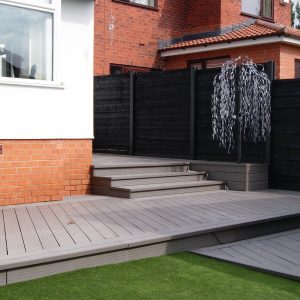 Composite Decking Clarity Graphite 10 Square Metre Pack (incl. fixings)