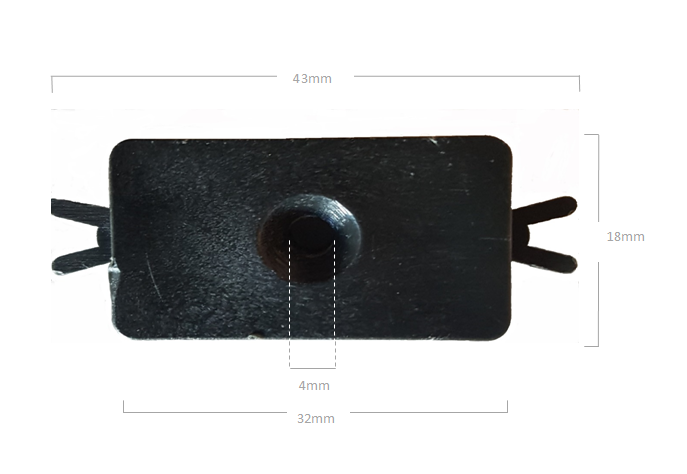 Composite Decking 100 Plastic T Clips Fixings Spacers Stainless Steel Screws - Image 2