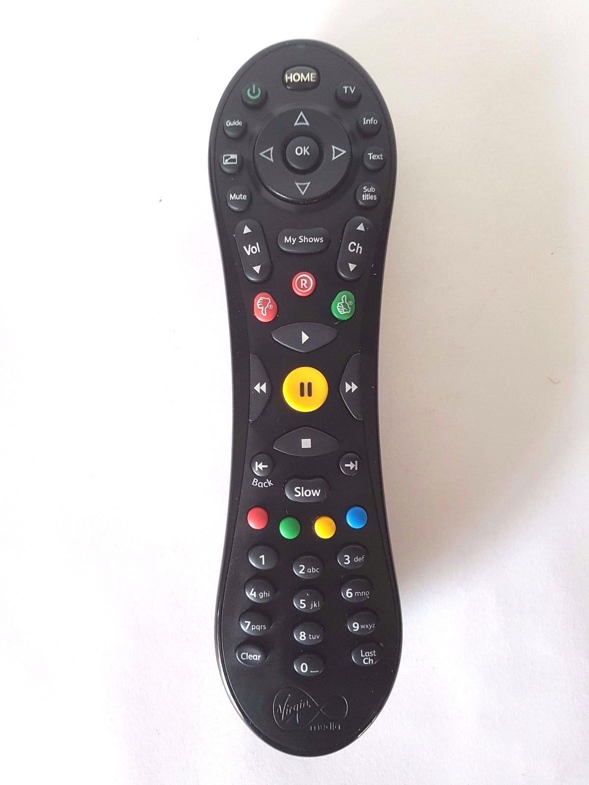 BRAND NEW GENUINE VIRGIN MEDIA TIVO REPLACEMENT REMOTE CONTROL