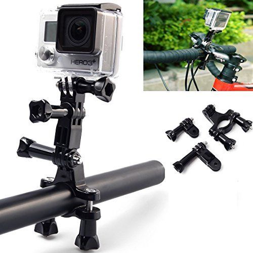 PhotR Handlebar Bike Mount Roll Bar Seatpost three Means Pivot Arm For GoPro Hero 4 5 - Image 4