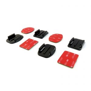 3M Adhesive Mounts for GoPro Hero Flat Curved Base Headwear Mount