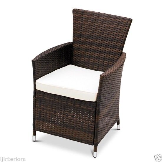 RATTAN GARDEN FURNITURE DINING TABLE AND eight CHAIRS DINING SET OUTDOOR PATIO - Image 3