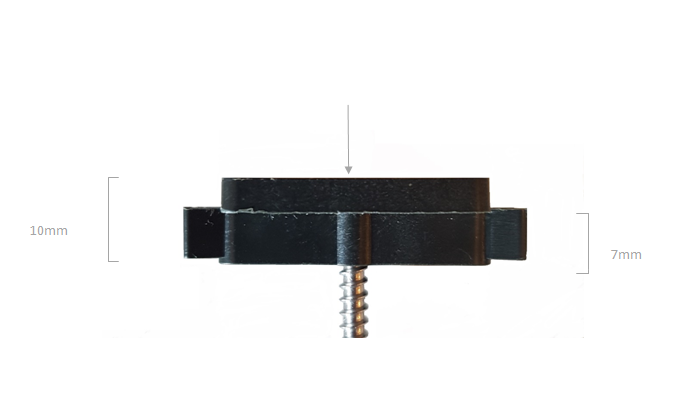 Composite Decking 100 Plastic T Clips Fixings Spacers Stainless Steel Screws - Image 3