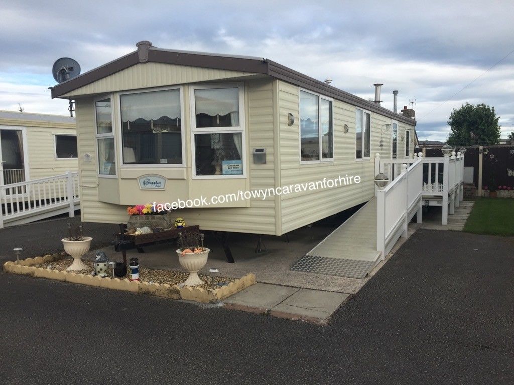 Caravan For Make use of / Hire at Browns Trip Park Towyn ( Near Rhyl ) North Wales
