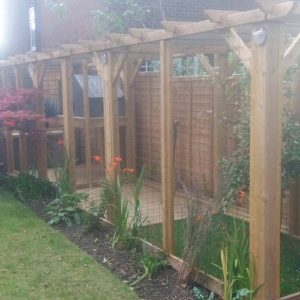 Garden wooden pergola ft x 5ft