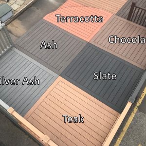 WPC Composite Decking Kits per m2 six colours plus add-ons & fixtures