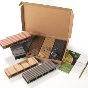 COMPOSITE DECKING SAMPLE PACKS KITS Uk SUPPLIER BOARDS EDGING TRIM CLIPS FIXINGS
