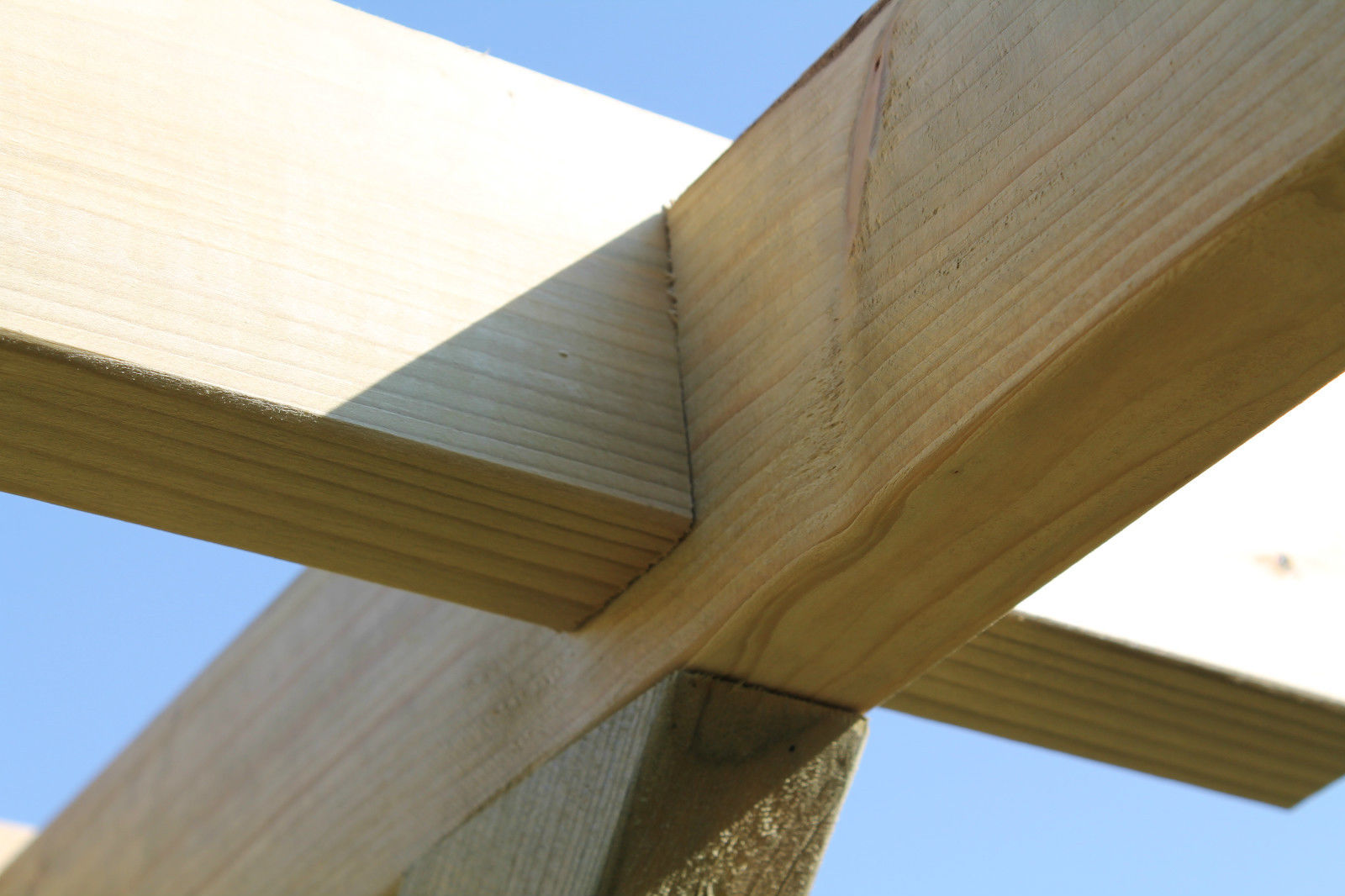 Wooden Pergola three.6m by two.4m at two.1m higher. Thoroughly Notched Joints. - Image 4