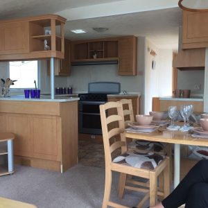 eight berth, three Mattress room Caravan For Hire California Cliffs near Good Yarmouth