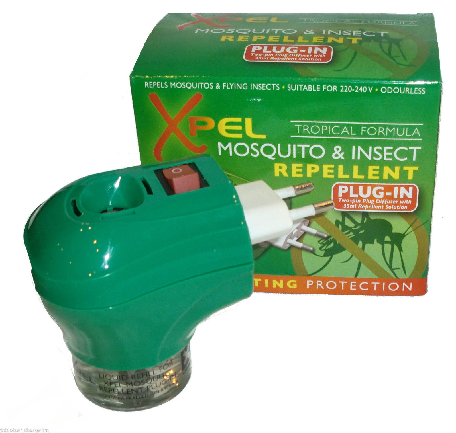 4 x Xpel Bug & Bug Resilient Plug-In - European Two Pin Plug - Image 2