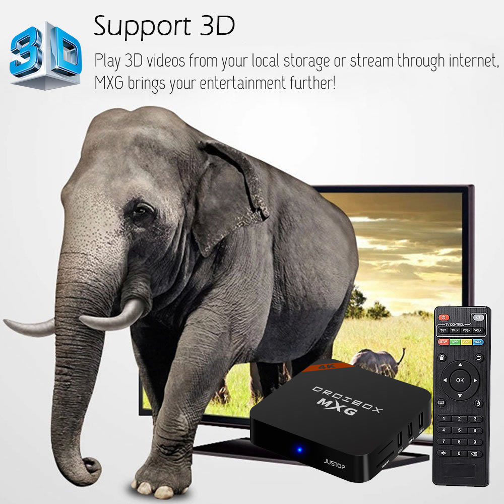 18 MXG Quad Core Android TV Area 4K Kodi 17.6 HD Media Participant+Mini LED Keyboard - Image 9