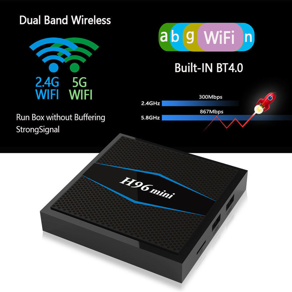18 H96 Mini Quad Core 2GB+16GB Good TV Area Android 7.1 4K HD Media Participant - Image 2