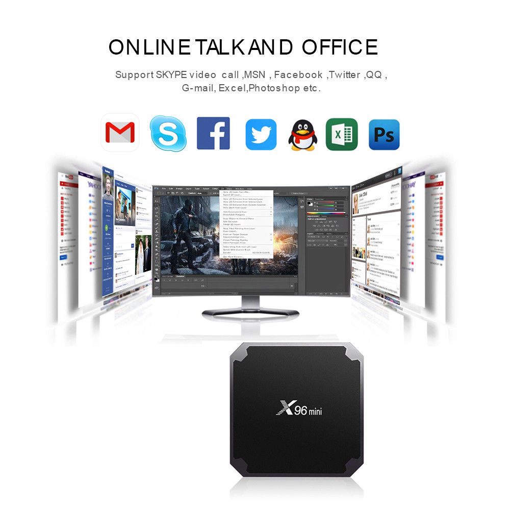 X96 Quad Core Android 7.1 TV Area Kodi 17.three HDMI Media Participant 4K HD WIFI Group - Image 8