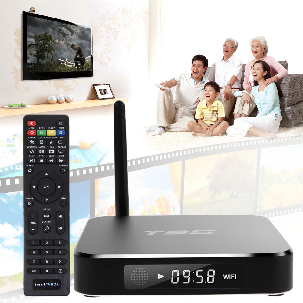 T95 Android TV Area Metal case Amlogic S905X Quad Core WiFi Good Media Participant - Image 7