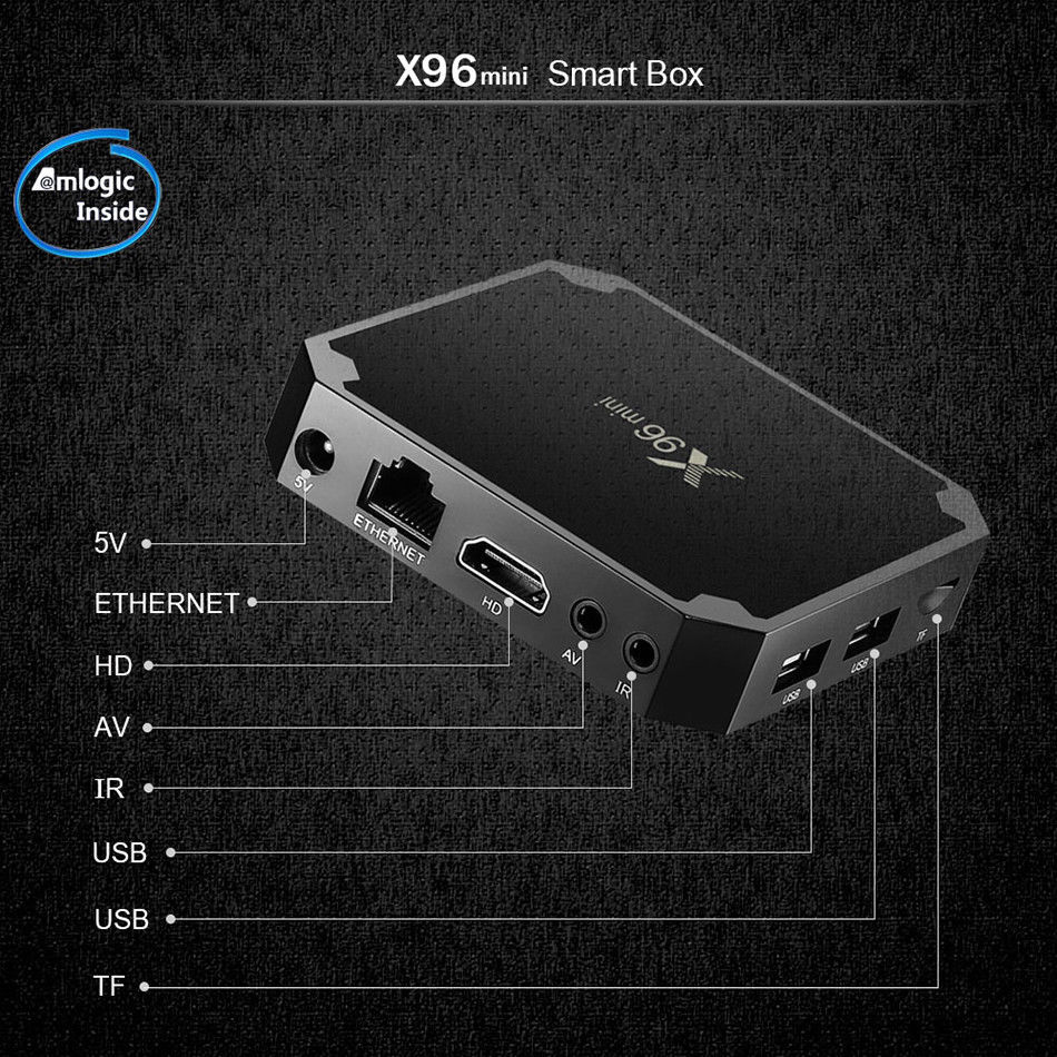 18 X96MINI Android7.1.2 Smart TV BOX 4K Media Participant 2+16G Quad Core HDMI WIFI - Image 5