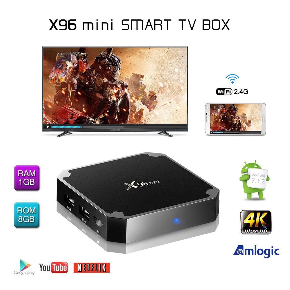 X96 Quad Core Android 7.1 TV Area Kodi 17.three HDMI Media Participant 4K HD WIFI Group - Image 3