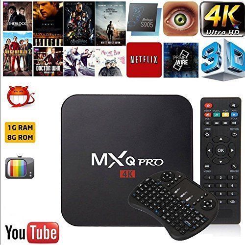 18 MXQ Skilled 4K Wise TV BOX Kodi 18.zero S905W Android 7.1 Wifi + backlit Keyboard - Image 2