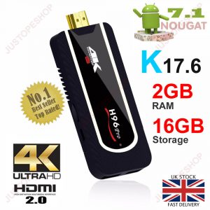 H96 S905x Octa Core Android 7.1 TV Dongle Stick Area 17.6 2GB+16GB AC WIFI BT 4.0