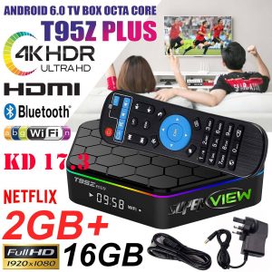 T95Z Plus S912 2GB 16GB 7.1 Octa Core Android TV Subject 2.4 5Ghz WIFI UHD 4K