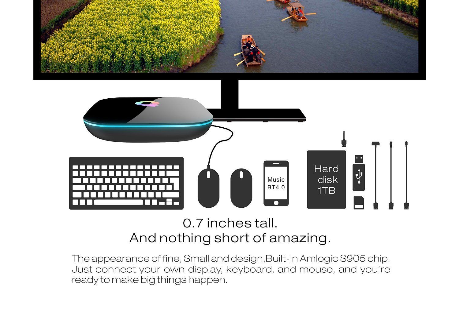 18 Q-Subject 2GB+16GB Android TV Subject 4K Smart 17.6 HD Media Participant Skilled Streamer British isles - Image 9