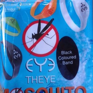 THEYE EYE Bug resistant band Sizeable 2mm Black , Low value & Free postage