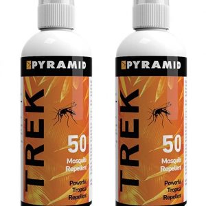 2 x Pyramid Trek 50 100ml Bug/ Bug Resilient Deet Spray Malaria Zika