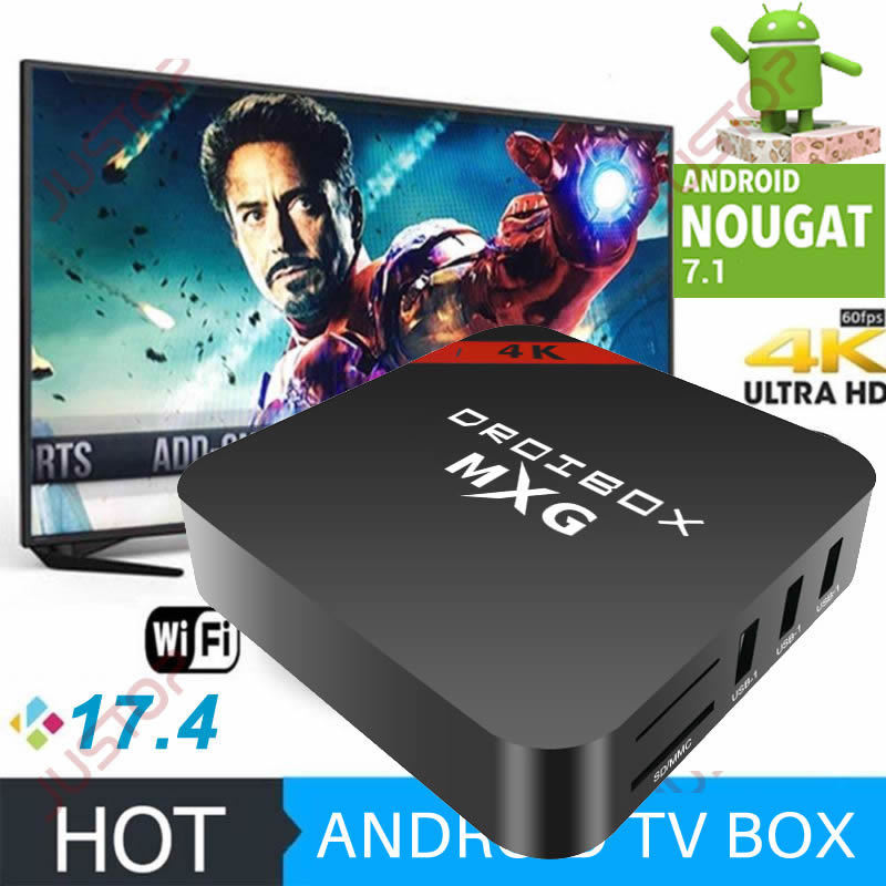 18 MXG Quad Core Android TV Area 4K Kodi 17.6 HD Media Participant+Mini LED Keyboard - Image 2