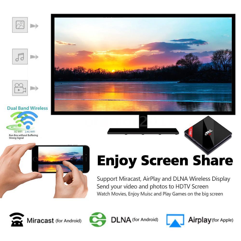18 H96Skilled+ 3GB 16GB 32GB Amlogic S912 Octa Core Android7.1 TV Subject 5G WIFI F8L4 - Image 9
