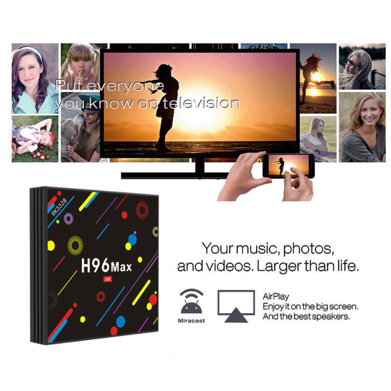 H96 Max H2 4GB+32GB Good TV Discipline Quad Core Android 7.1 Double WIFI 4K Extraordinarily HD KD - Image 12