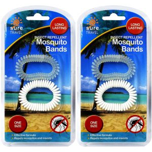 Sure Journey Anti Bug Bug Parasite Resilient Bracelet Wrist Ankle Band 4 Parcel