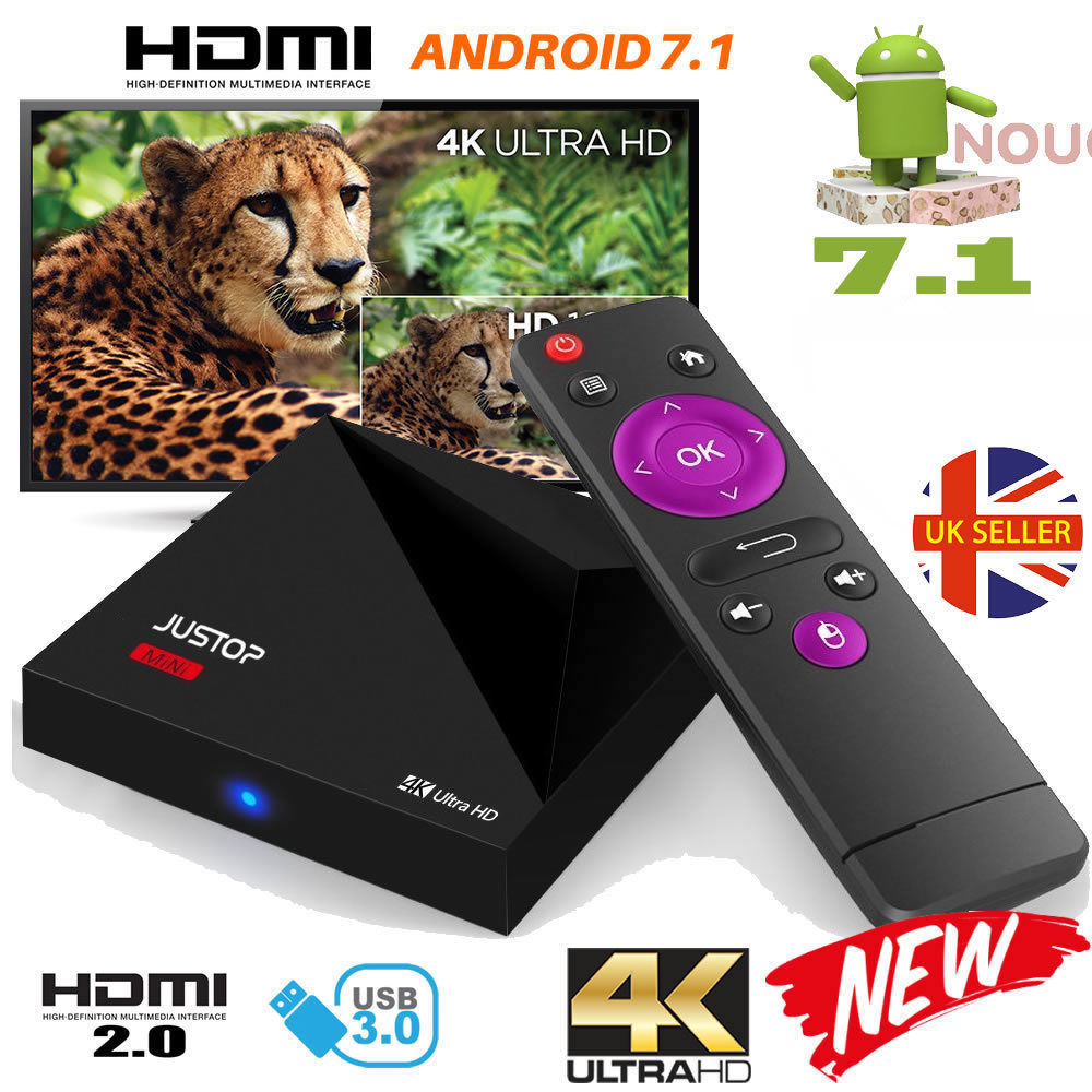 18 A5X Quad Core Android 7.1 Nougat TV Area HDMI Media Participant 4K HD WIFI 17 NEW