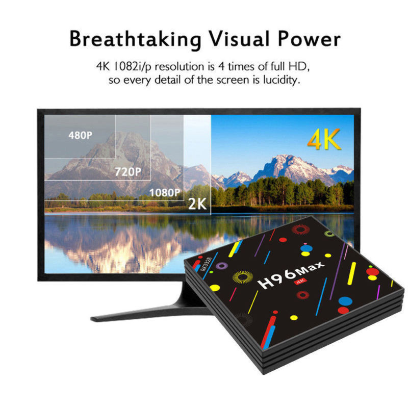 H96 Max H2 4GB+32GB Good TV Discipline Quad Core Android 7.1 Double WIFI 4K Extraordinarily HD KD - Image 7