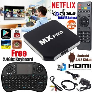 Android TV Subject 4K Extraordinarily HD Quad Core Media Streamer With Mini Free Keyboard Wifi