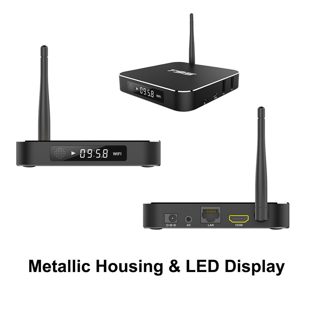T95 Android TV Area Metal case Amlogic S905X Quad Core WiFi Good Media Participant - Image 10