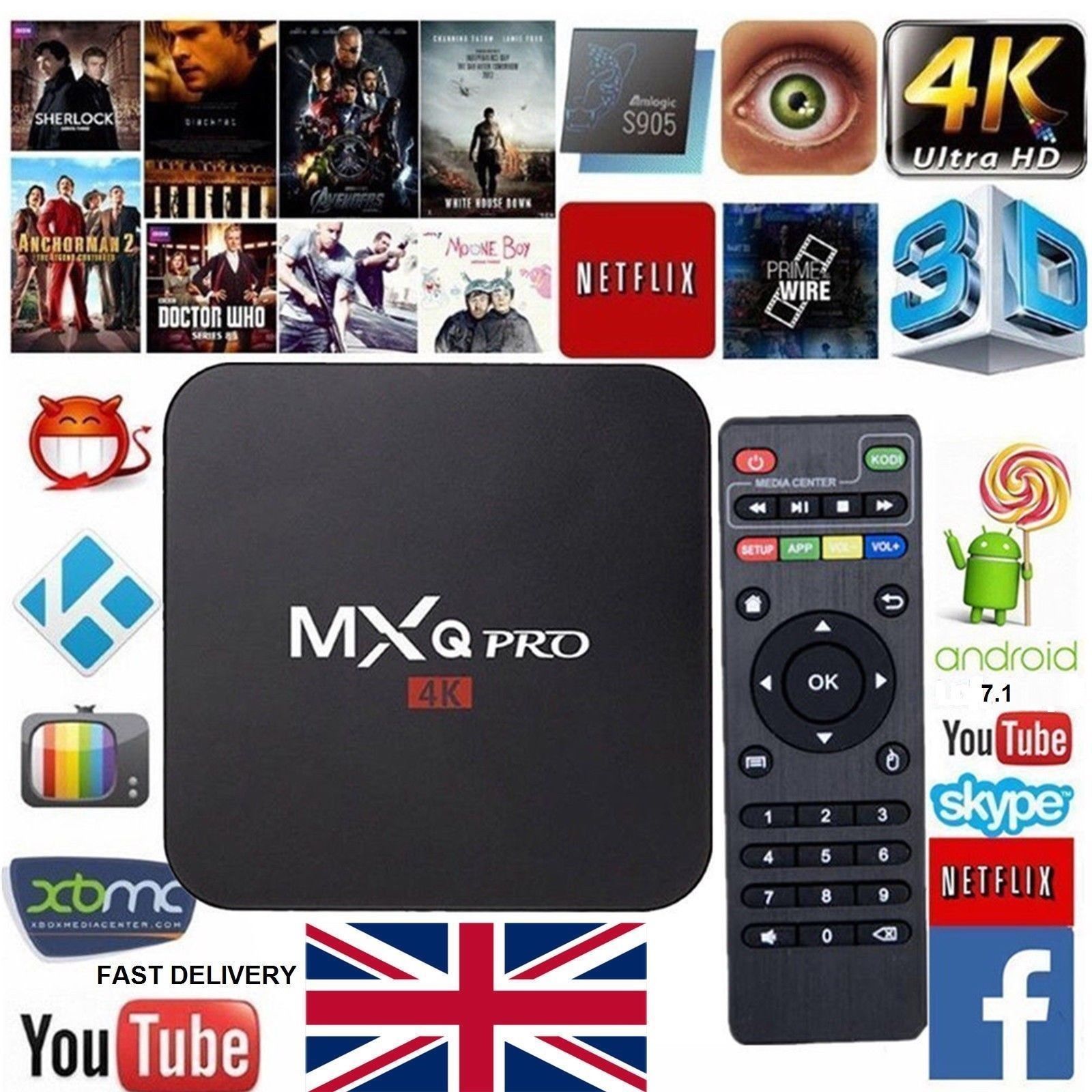 18 MXQ Skilled 4K Wise TV BOX Kodi 18.zero S905W Android 7.1 Wifi + backlit Keyboard - Image 3