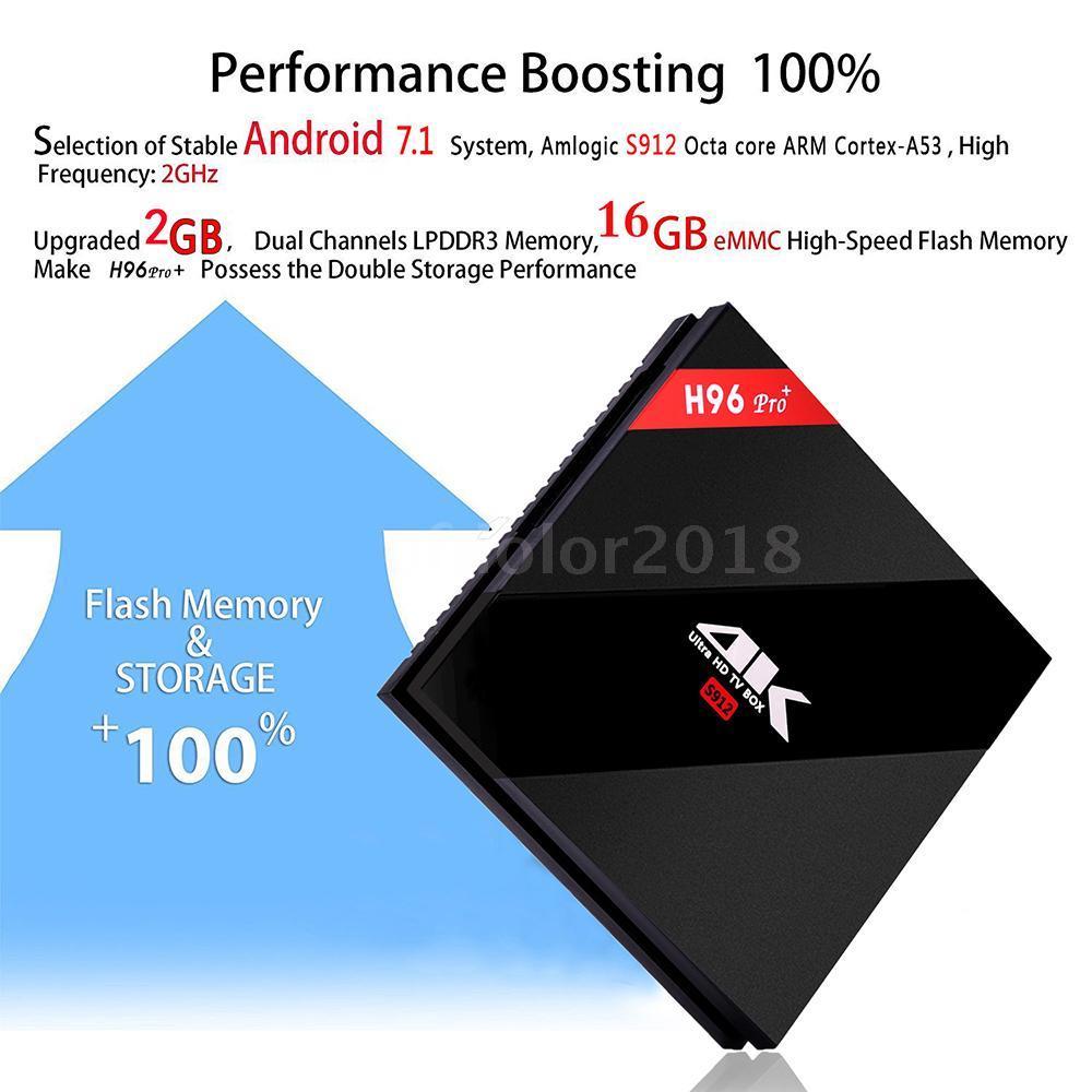 18 H96Skilled+ 3GB 16GB 32GB Amlogic S912 Octa Core Android7.1 TV Subject 5G WIFI F8L4 - Image 3
